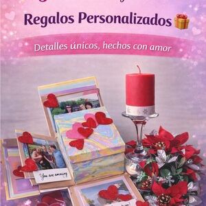 Colorful Gift Box with Red Hearts